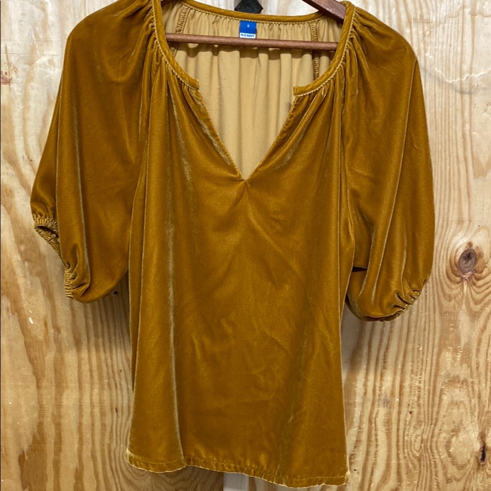 Old Navy size S velvet top